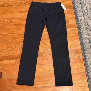 J Brand Navy Double Weave Twill Pants